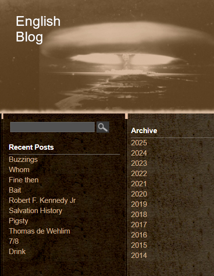 English Blog